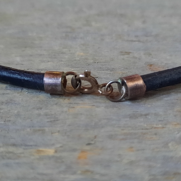 Vintage Sterling Silver 3D Heart Necklace - Picture 11 of 12